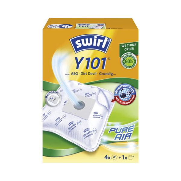 Swirl Staubbeutel Y 101 Micropor Plus Anti-Allergen-Filter